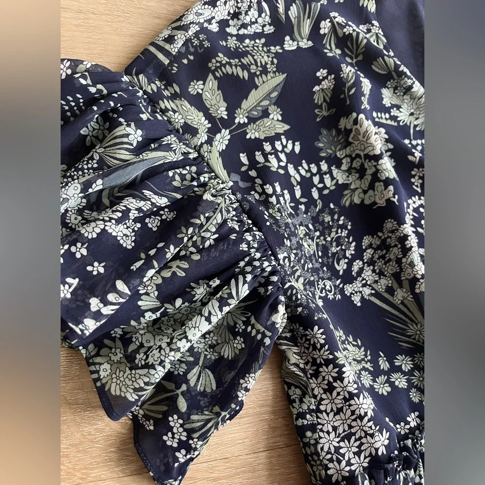 Anthropologie HD In Paris Floral Maxi Dress Spring Easter SZ M - Picture 3 of 8